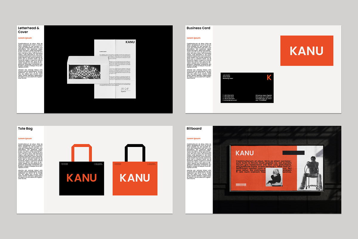 KANU Brand Guidelines Deck Template, a Branding & Logo Template by shaondesigns (Photo 9 of 9)