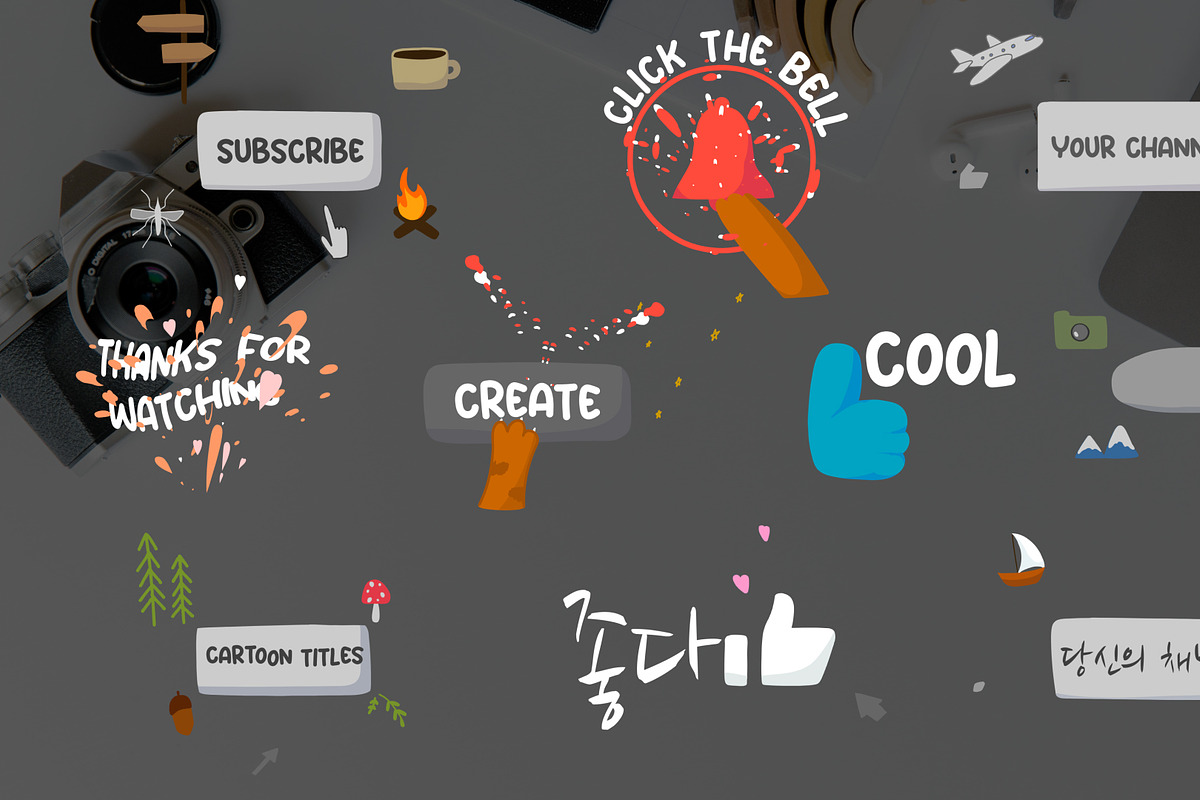 Cartoon Subscribers After Effects, a Templates & Theme by 2dfx (Photo 1 of 2)