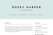 3 Page Resume Template | INDD + DOCX, a Resume Template by Basic Creations (Thumbnail 4 of 5)