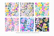 Multibloom. Floral patterns, a Pattern Graphic by emeraldthue (Thumbnail 5 of 6)