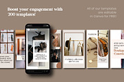 Fashion Canva Social Media Templates, a Social Media Template by Snapybiz (Thumbnail 2 of 9)