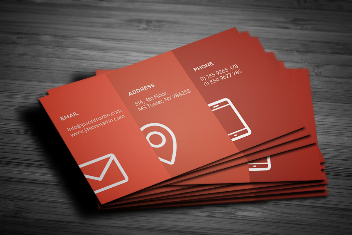 Metro Individual Business Card, a Business Card Template by bouncy (Photo 3 of 4)