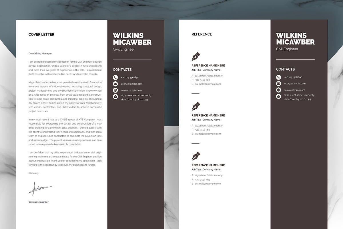 Photographer Resume Template, a Resume Template by ResumeInventor (Photo 3 of 6)