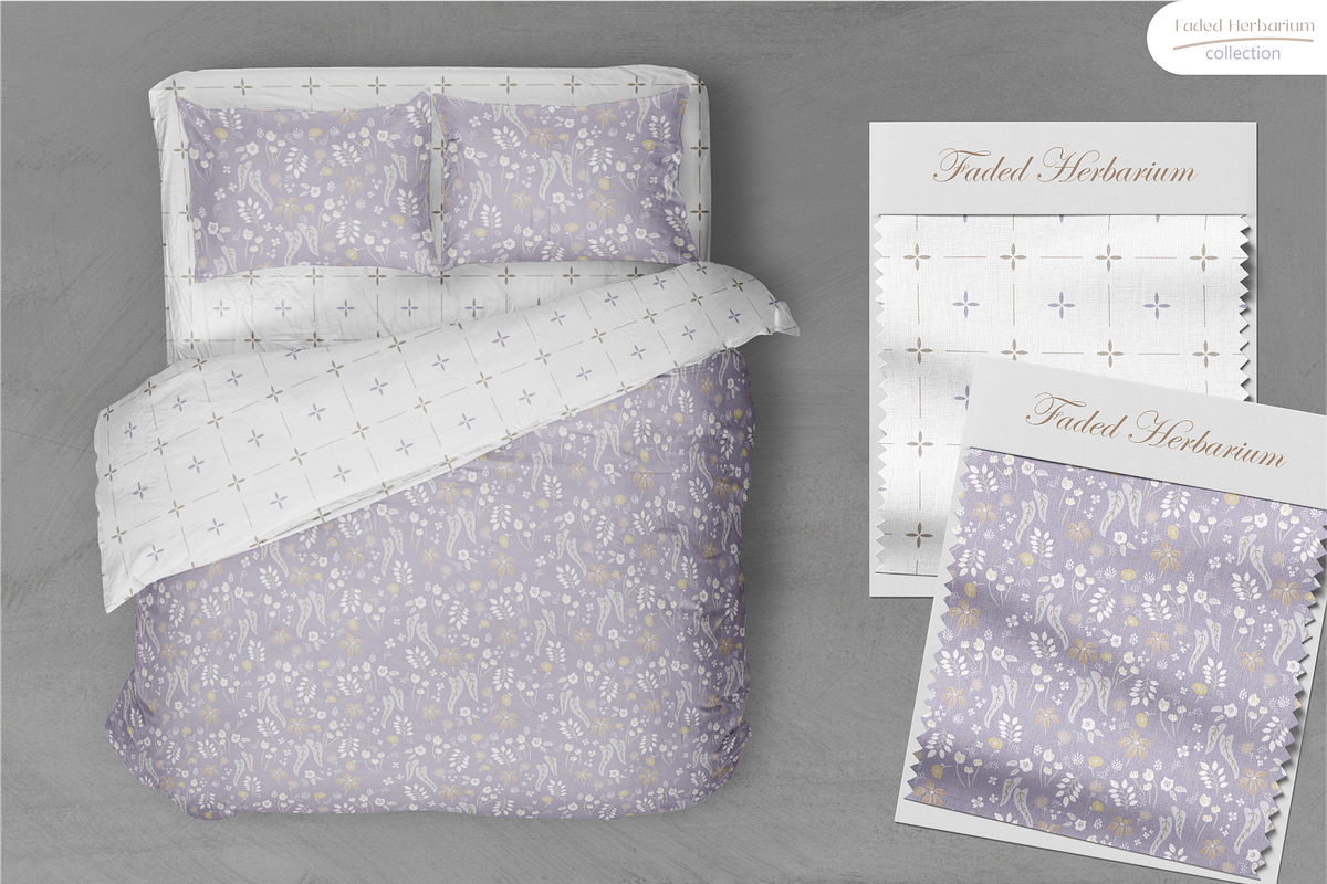 Faded Herbarium – Seamless Patterns, a Pattern Graphic by InaCorart (Photo 6 of 10)