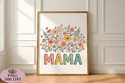 Floral Mama PNG, Boho Wildflower Des, an Illustration by Daily.Designs (Thumbnail 3 of 5)