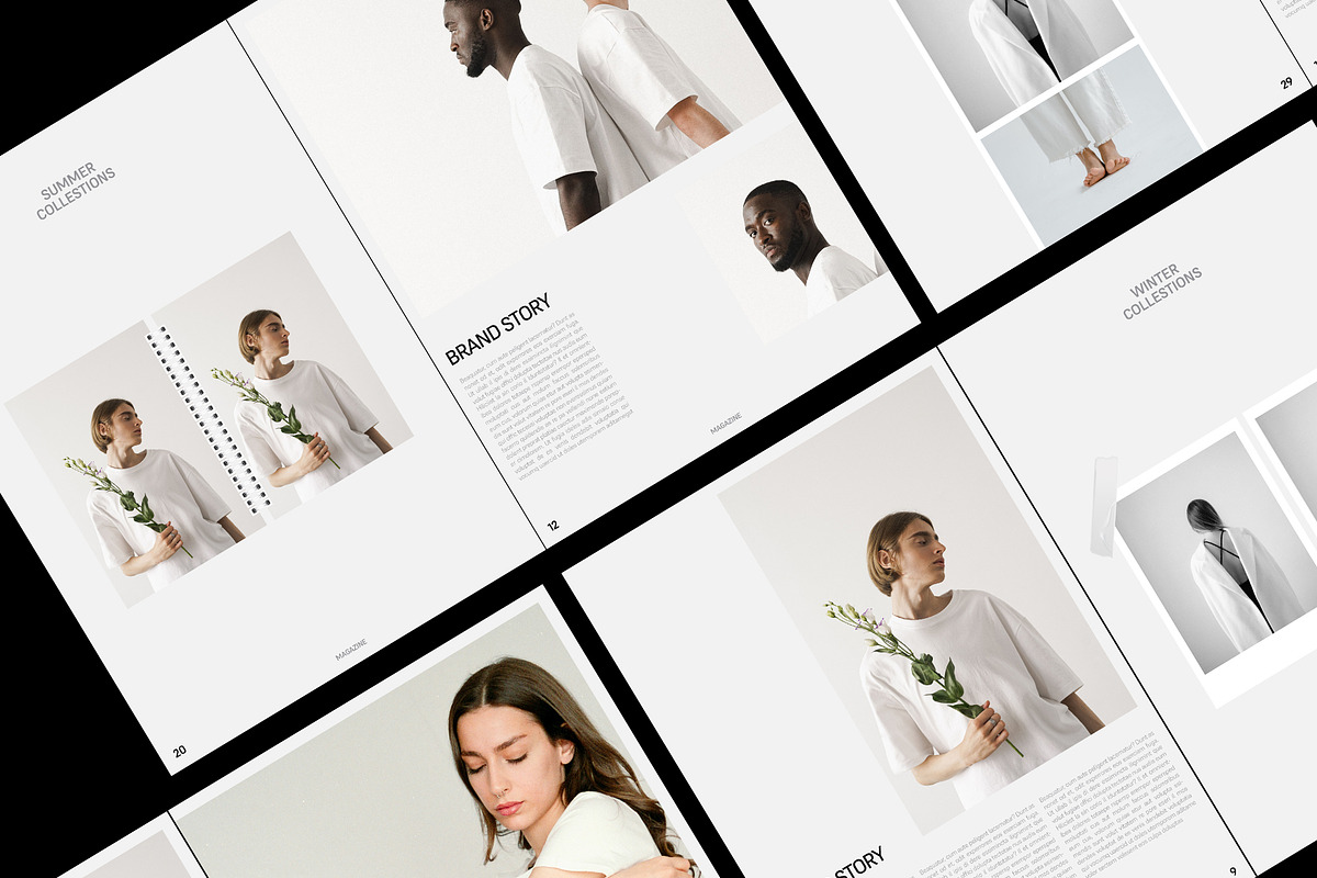 Minimalist Lookbook Magazine, a Magazine Template by Templeste (Photo 4 of 10)