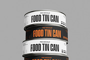 Food Tin Can Mockup, a Packaging Mockup by Brand Earth (Thumbnail 4 of 4)