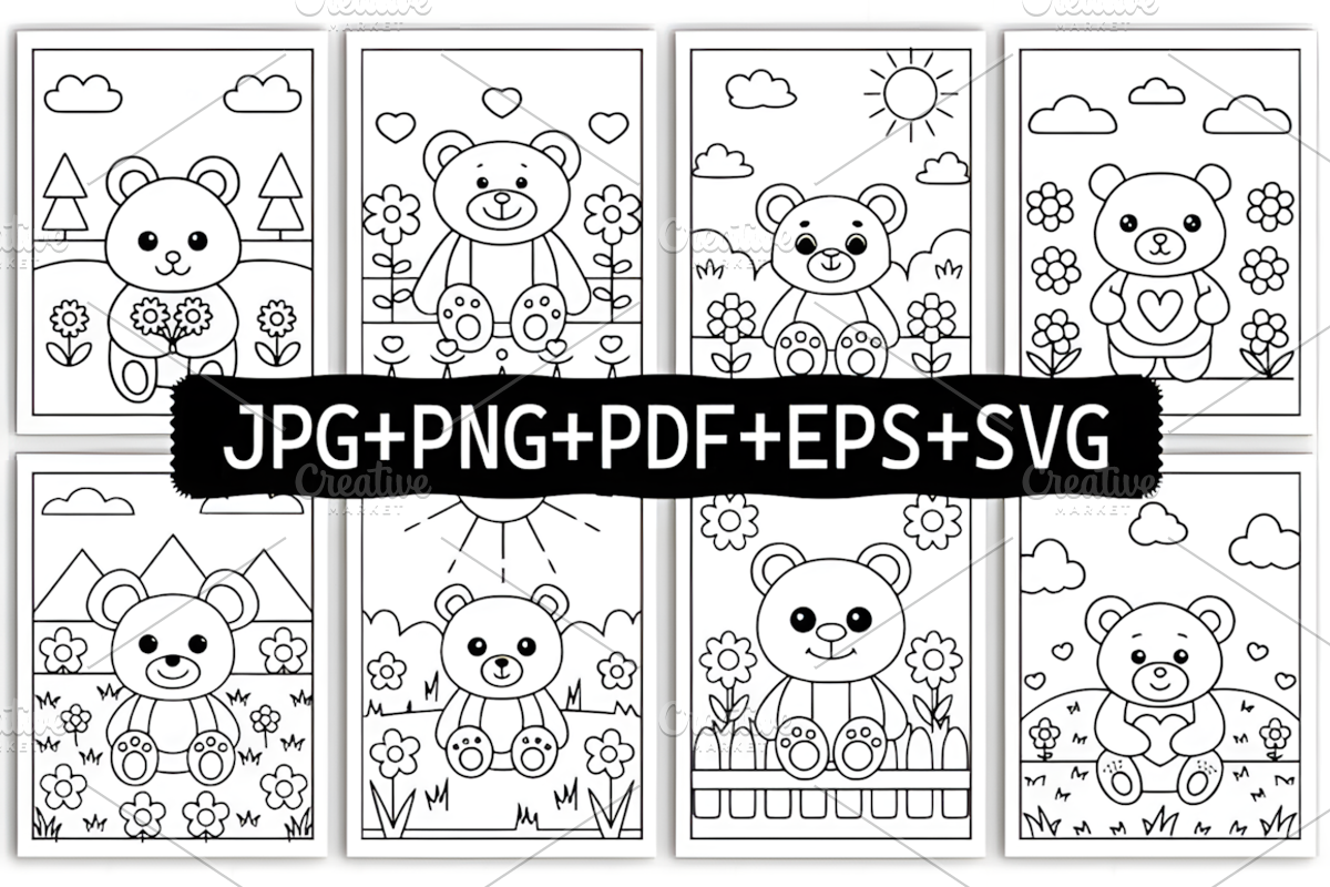 Adorable Cozy Bear Cute & Comfy, an Animal Illustration by Ink Gallery (Photo 2 of 9)
