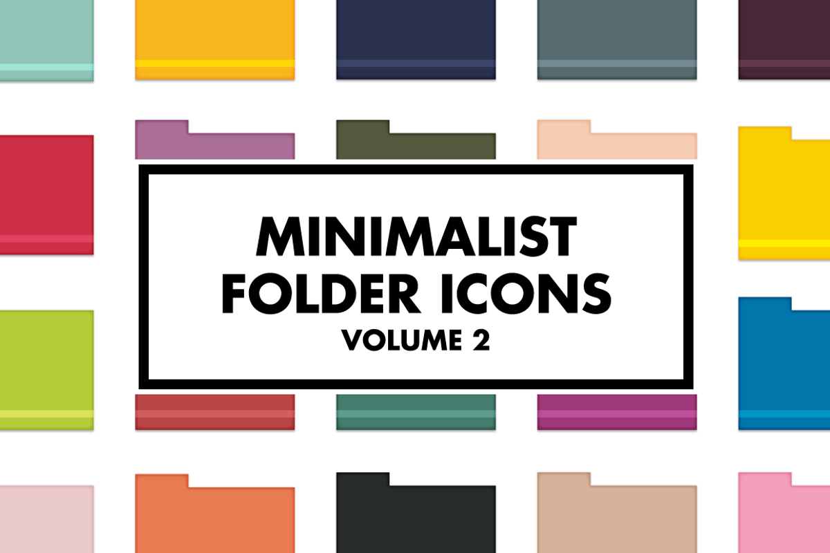 Minimalist Folder Icons Volume 2, an Icon by Marmalade Moon (Photo 1 of 3)