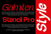 Glagent Stencil | 162 Super Family, a Sans Serif Font by IM Studio (Thumbnail 9 of 9)