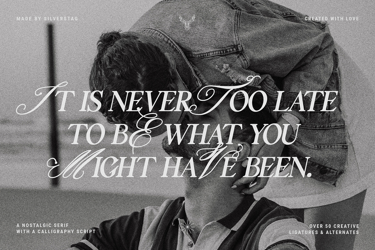 Silver Garden - Nostalgic Font Duo, a Serif Font by SilverStag Type Foundry (Photo 19 of 26)