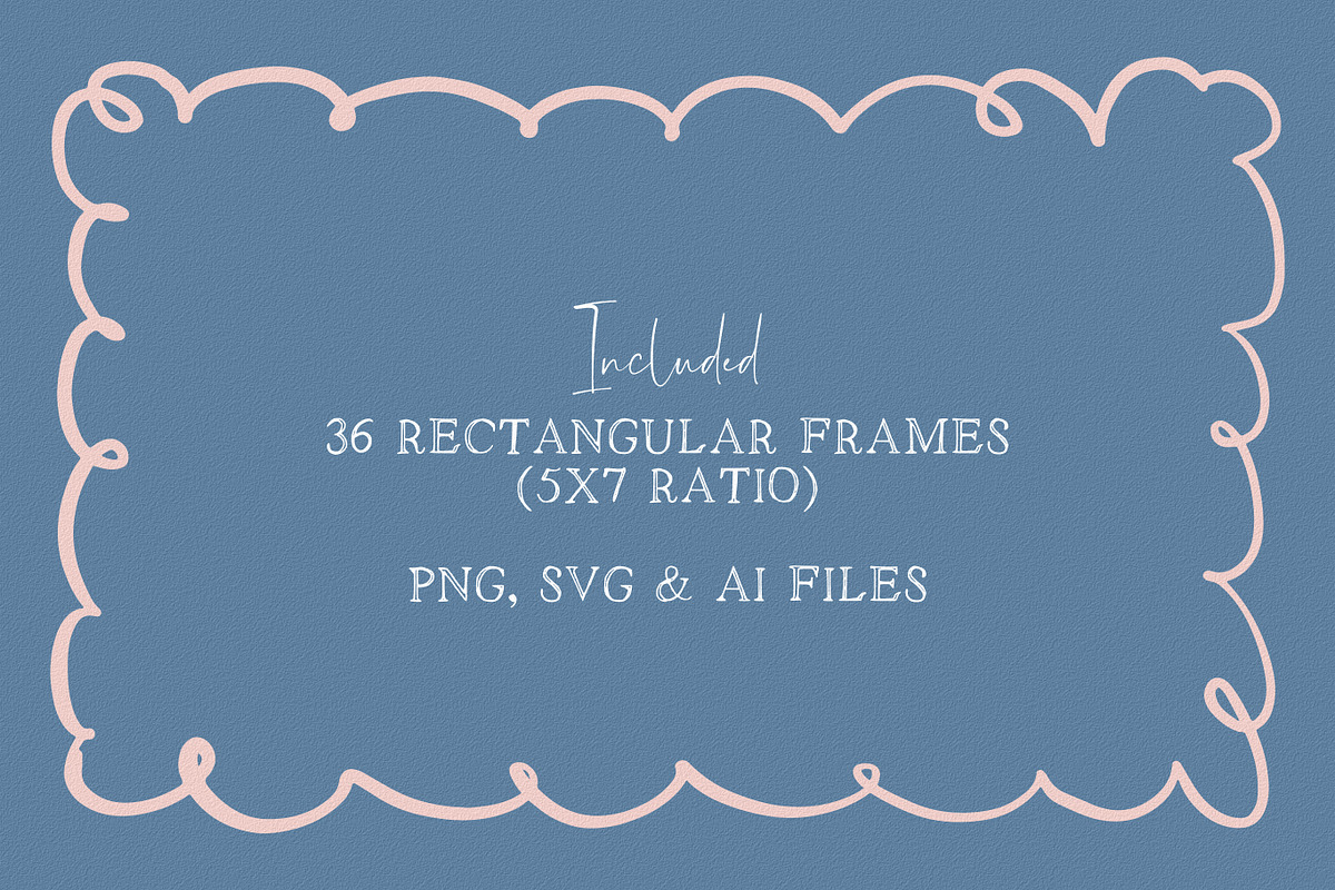 36 Whimsical Hand-Drawn Borders, an Object Illustration by Design by Laney (Photo 3 of 13)