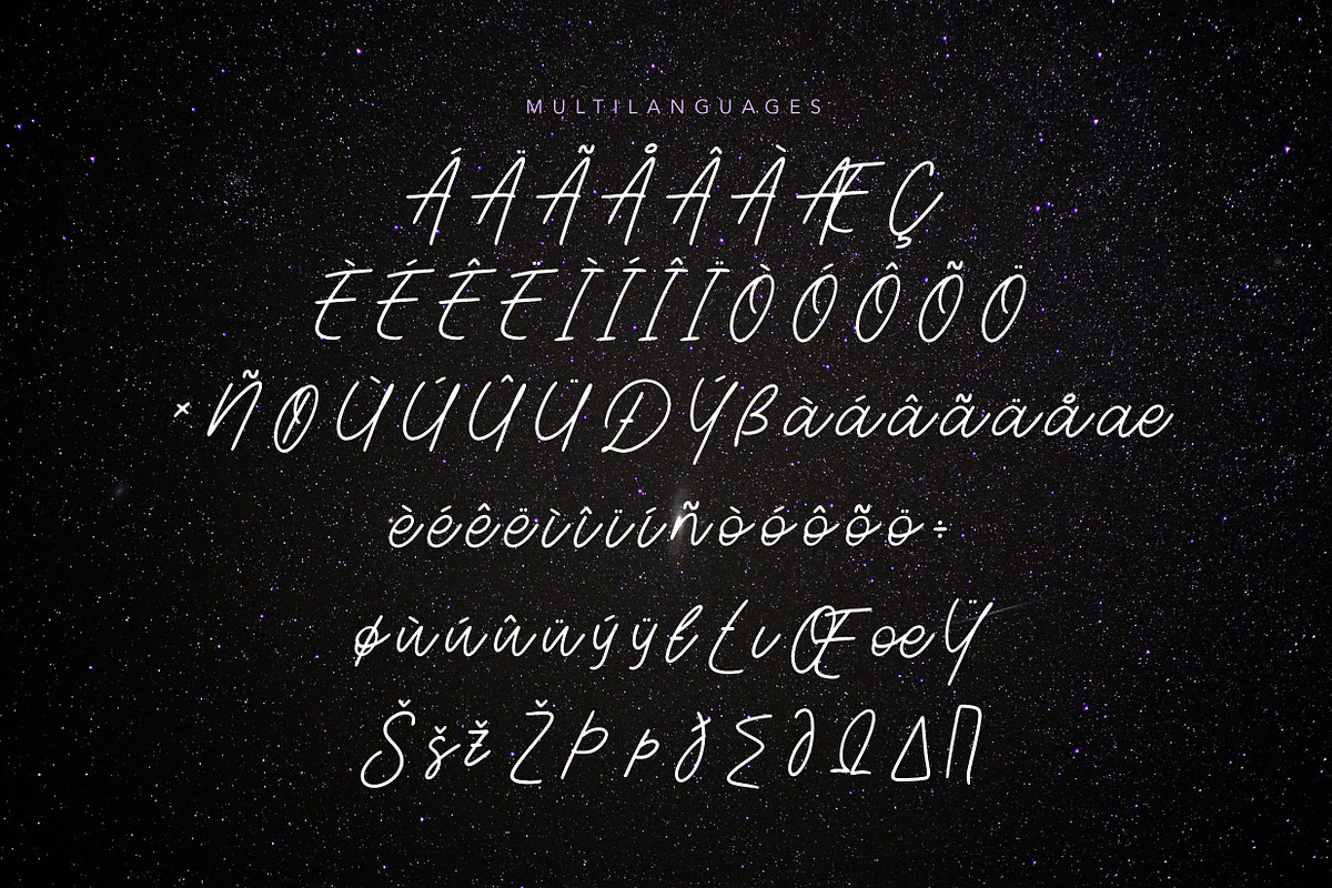 Aesthetik | Handwriting Font preview 7