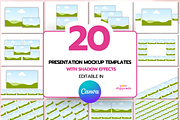 Presentation (16:9) Mockup Templates, a Device Mockup by Your DigiProds (Thumbnail 1 of 4)