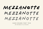 Mezzanotte - Hand Drawn Font Trio, a Handwritten Font by DISTRICT 62 STUDIO (Thumbnail 1 of 15)
