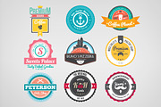 Retro Colorful Badges, a Branding & Logo Template by Graphicdome (Thumbnail 3 of 4)
