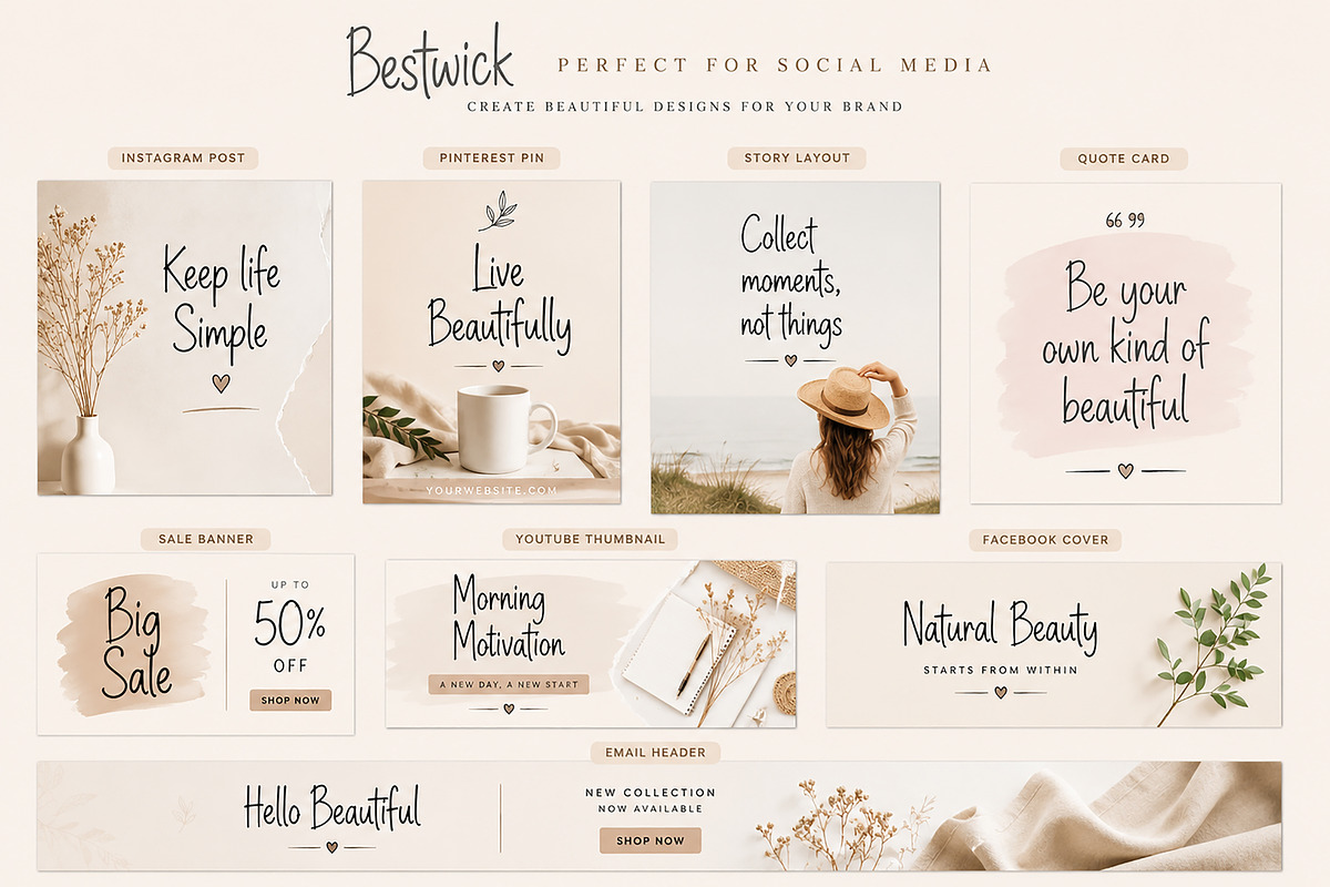 Bestwick –Handwritten Signature Font, a Handwritten Font by Wow Magic (Photo 2 of 4)