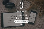 3 Hip iPad & iPhone mock-ups, an iPhone Mockup by Madebyvadim (Thumbnail 1 of 3)