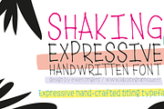 Shaking package, a Handwritten Font by La Boite Graphique (Thumbnail 2 of 9)