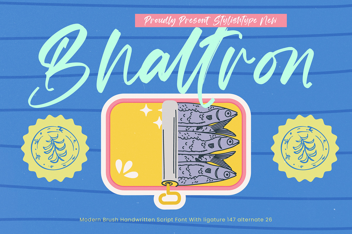 Bhaltron Modern Brush Handwritten, a Script Font by stylishtype.co (Photo 1 of 20)