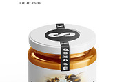 Honey Jar Mockup Set, a Packaging Mockup by pixelmock (Thumbnail 11 of 15)