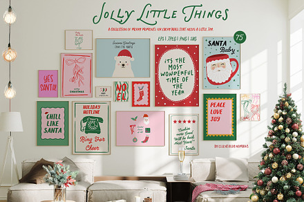 Fun Quirky Christmas Posters