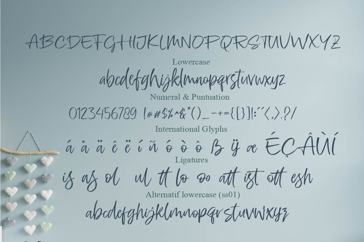 Lompat - Luxury Handlettered Font preview 8