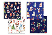 Watercolor christmas clipart, winter, an Object Graphic by KomtsyanTatyanaArt (Thumbnail 3 of 5)