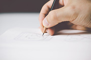 Sketching icons photo pack