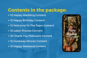 Greetings Content Story Template, a Social Media Template by emcrea (Thumbnail 3 of 9)