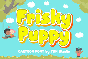 Frisky Puppy - Cartoon Font