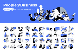 People and Business, a Person Illustration by PureSolution