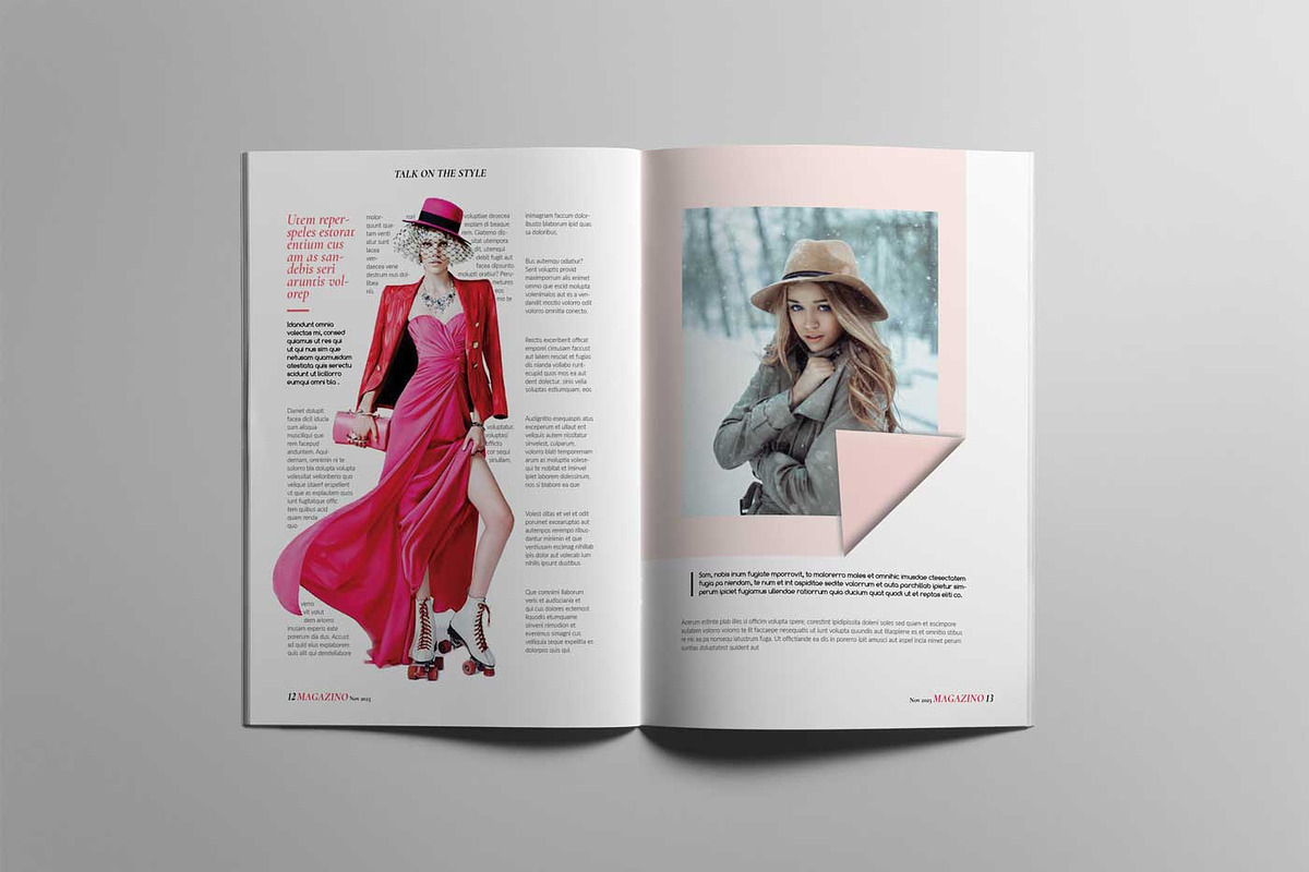 The Best Magazine Layout Design, a Magazine Template by Swayang (Photo 6 of 21)