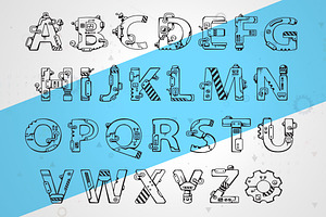 Robofor_mechanical Engineering Font