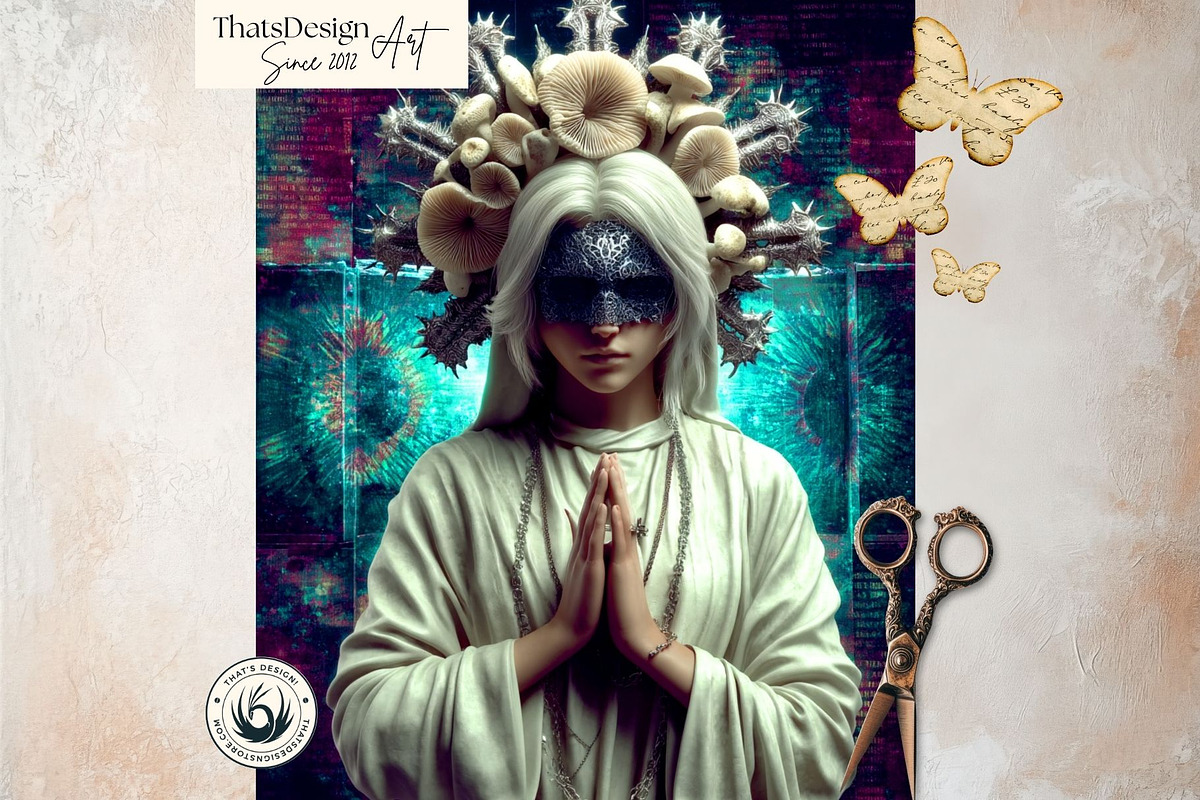 Echoes of the Unseen Digital papers, a Person Illustration by ThatsDesignArt (Photo 11 of 17)