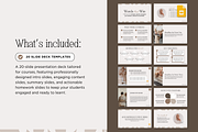 Google Slides Course Presentation, a Presentation Template by Our Polished Pages (Thumbnail 4 of 6)