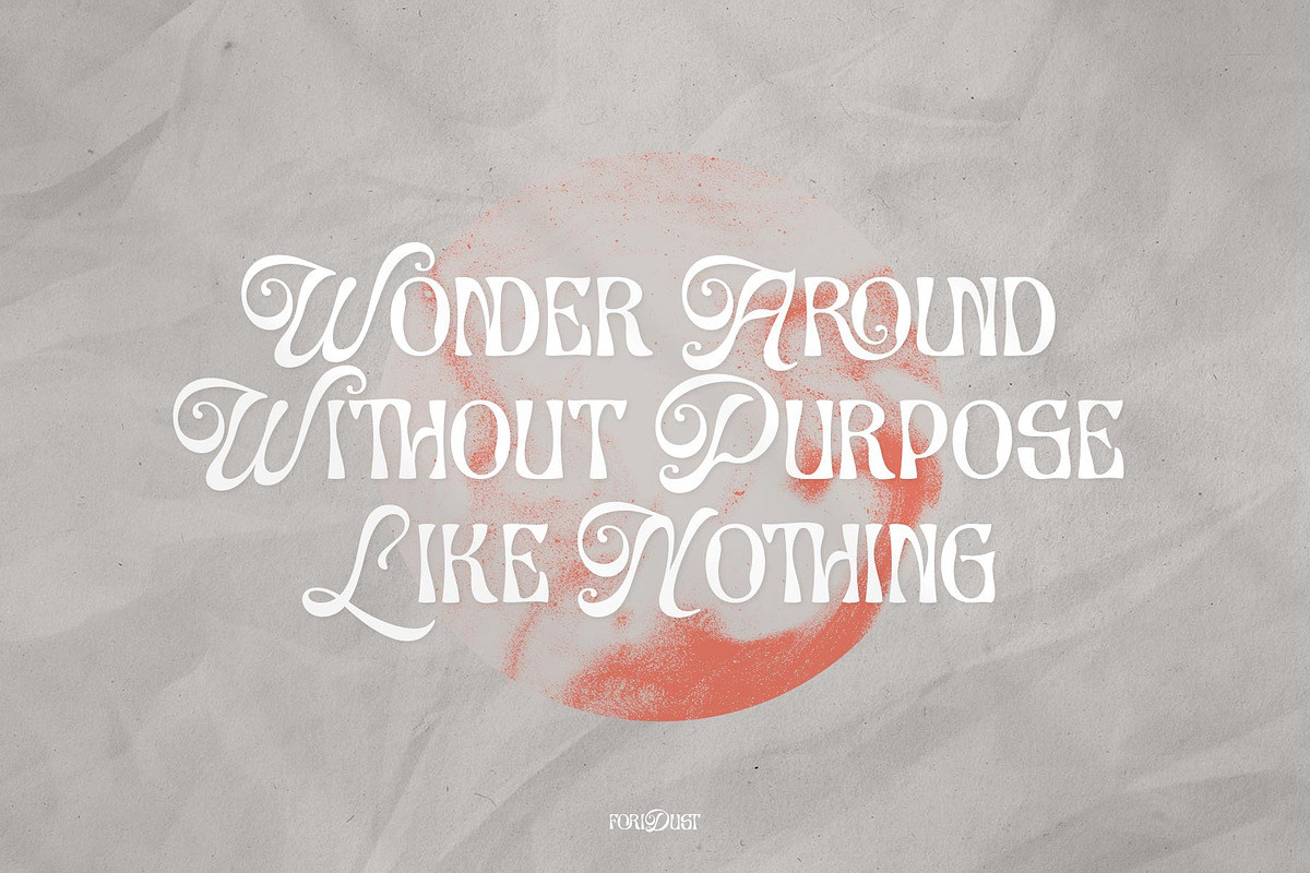 Foridust Typeface, a Sans Serif Font by alit design (Photo 4 of 15)