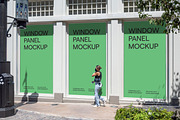 3-Panel Window Poster Mockup PSD, a Mockup by Area Mockups (Thumbnail 1 of 4)