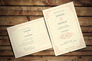 Simple Wedding Invitation, an Invitation Template by Saphari (Thumbnail 2 of 4)