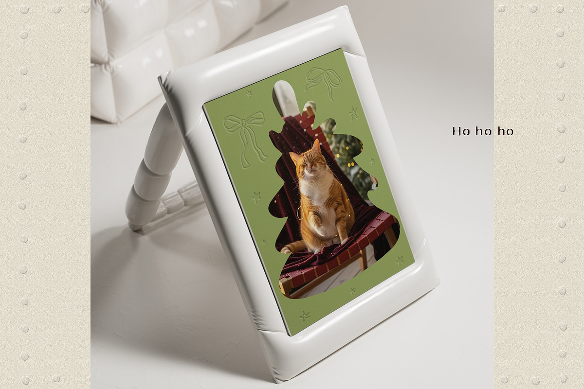 Christmas Embossed Frames & Line art, a Texture Graphic by divanovskaya_nv (Photo 6 of 16)