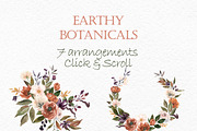 Copper and Beige Flowers &  Wreaths, an Illustration by Graphic Blue Bird (Thumbnail 2 of 6)