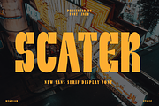 Scater - Bold Sans Font, a Sans Serif Font by Font Liner (Thumbnail 1 of 13)