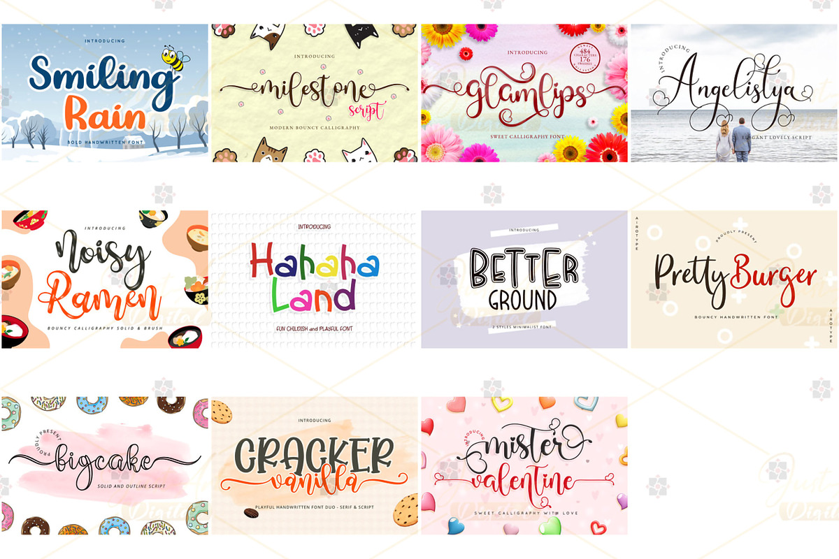 Scripte in Beauty Font Bundle, a Script Font by JustArtDigital (Photo 2 of 4)