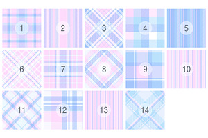 21 Baby Pattern Plaids EPS JPG