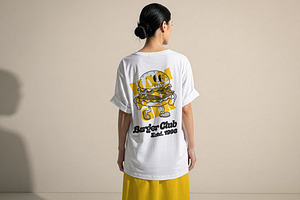 Women's Loose T-shirt Mockup, a Shirt Mockup by Designer Dude