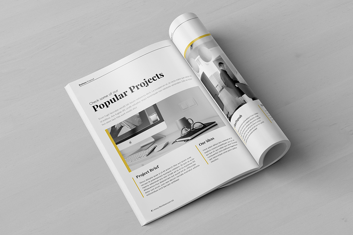 Creative Brochure (Proposal), a Brochure Template by Kovalski (Photo 2 of 11)
