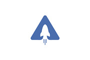 A Letter Rocket Logo, a Branding & Logo Template by Assaldesigns (Thumbnail 2 of 5)