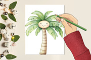 Cute Summer Clipart, a Seasonal Illustration by CitraGraphics (Thumbnail 6 of 7)