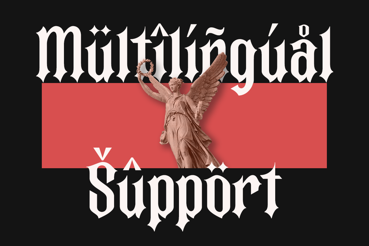 Rocky Past - Blackletter Display, a Blackletter Font by Say Studio (Photo 13 of 13)
