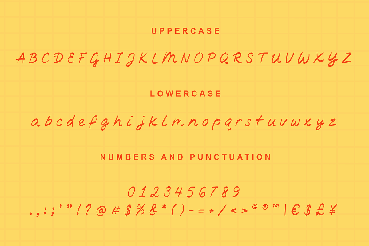 Sunday Journal A Playful Marker Font, a Handwritten Font by Nonceni (Photo 9 of 11)